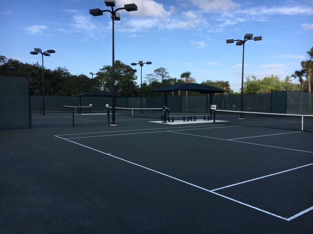 tennis courts at Quigley Park