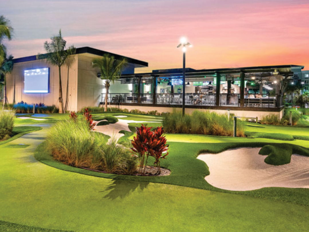 rendering of perspective commercial development