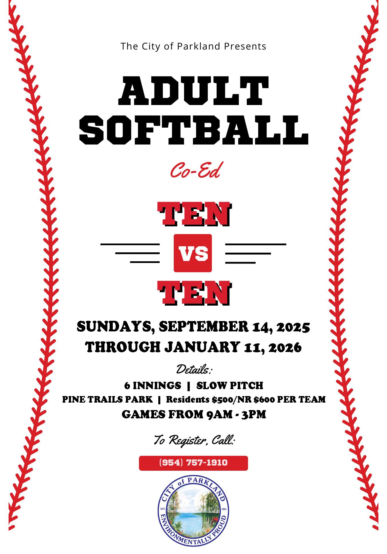 25 Fall-Winter Softball Flyer